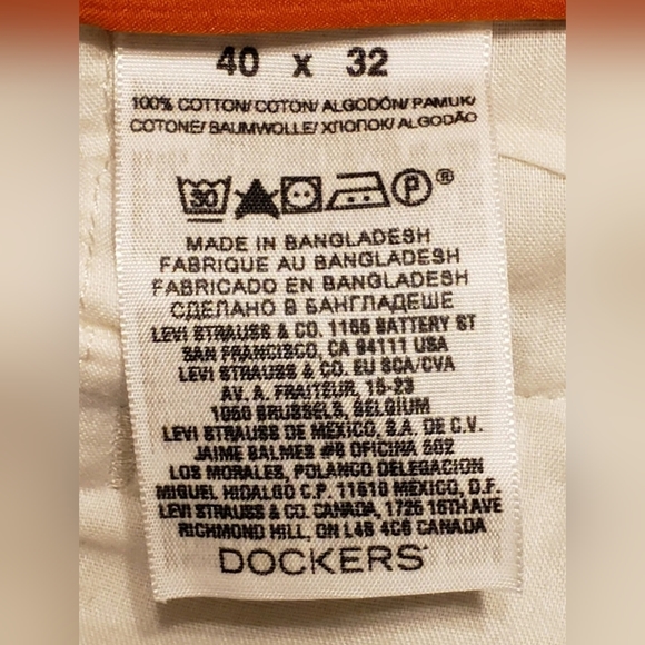 💪 DOCKERS D3 SIGNATURE KHAKI PANTS MENS SIZE 40X32 CLASSIC FIT PLEATED FRONT 💪 - Picture 7 of 8